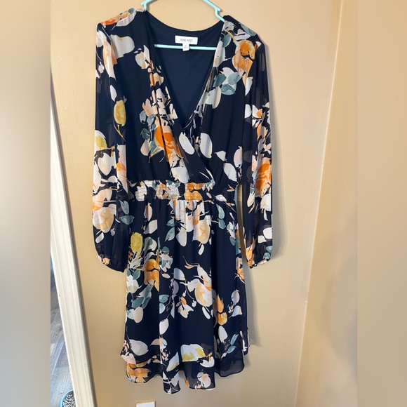 Nine West Dresses & Skirts - Nine West floral faux wrap dress size 10